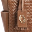 Bolsa Tote Tressê Couro Marrom - imagem 6