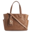 Bolsa Tote Tressê Couro Marrom - imagem 1