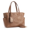 Bolsa Tote Tressê Couro Marrom - imagem 2
