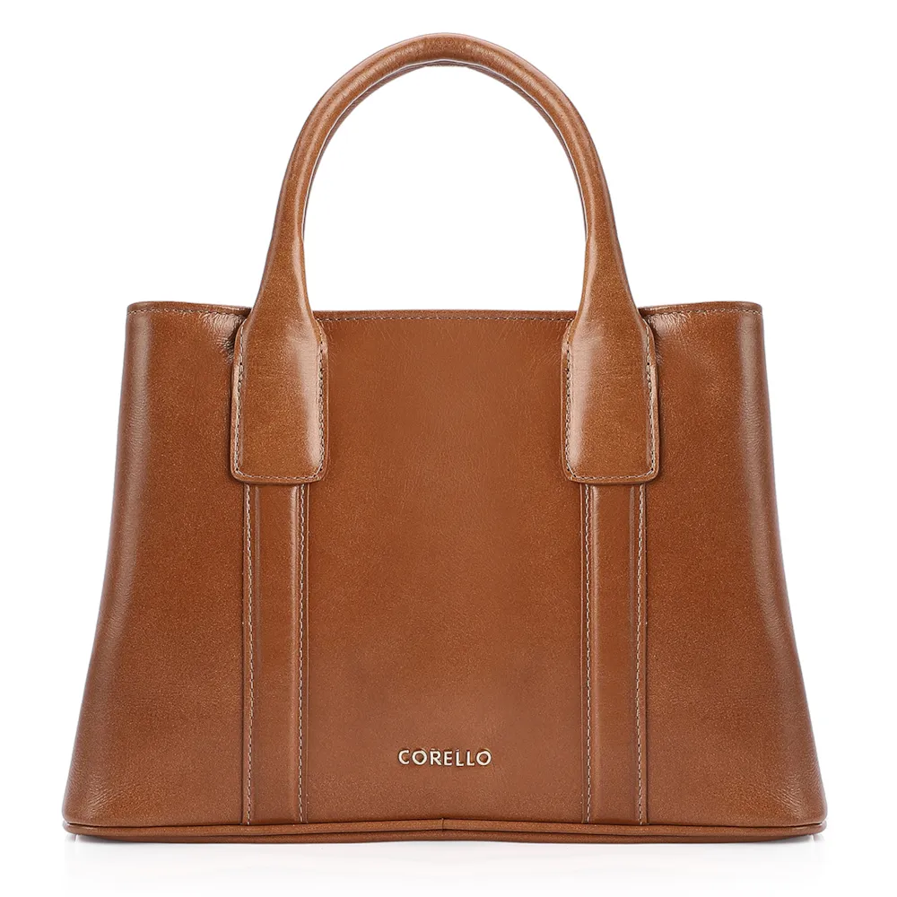 Bolsa Tote Tressê Couro Marrom - imagem 3