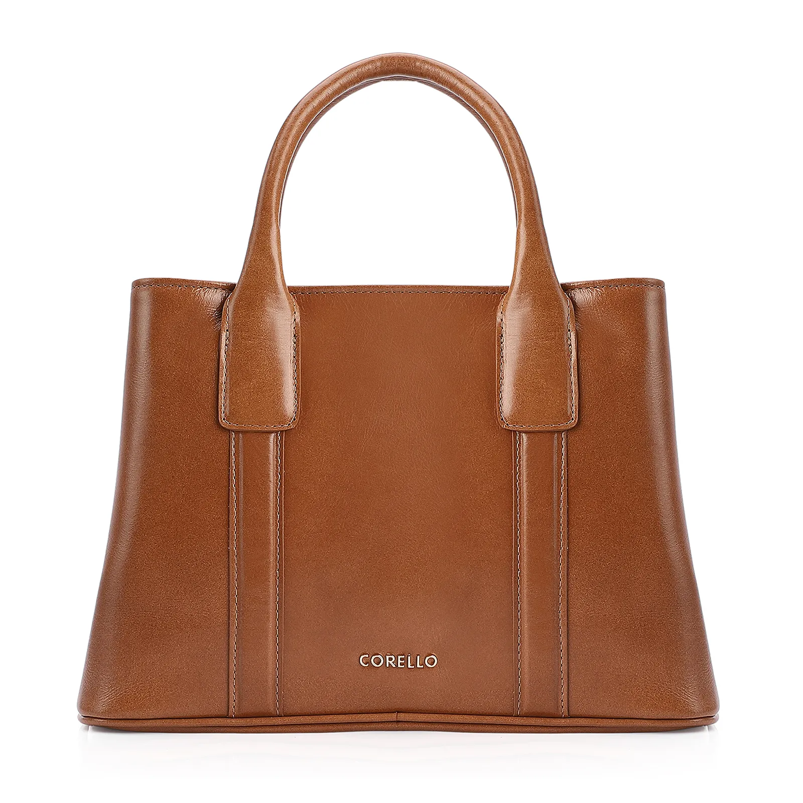 Bolsa Tote Tressê Couro Marrom