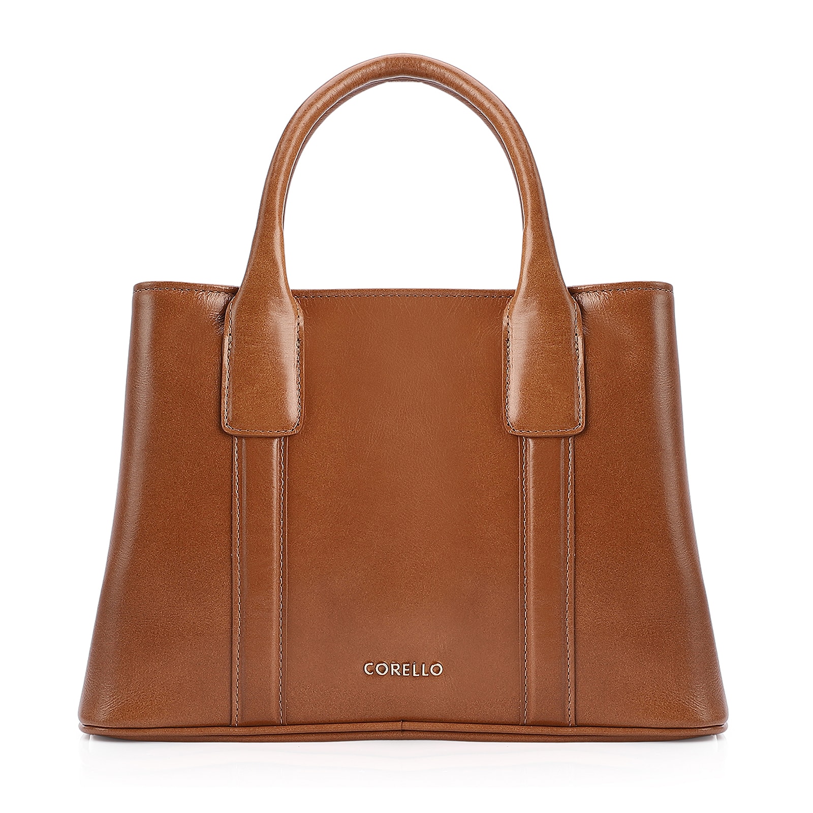 Bolsa Tote Tressê Couro Marrom