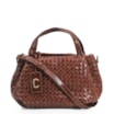 Bolsa Tote Tressê Couro Marrom - imagem 1