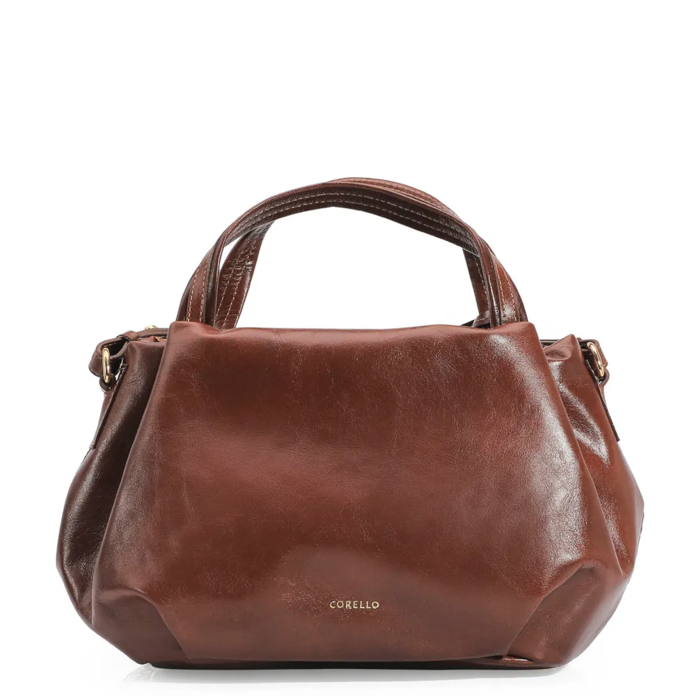 Bolsa Tote Tressê Couro Marrom - imagem 3