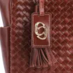 Bolsa Tote Tressê Couro Marrom - imagem 6