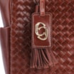 Bolsa Tote Tressê Couro Marrom - imagem 6