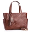 Bolsa Tote Tressê Couro Marrom - imagem 2