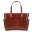 Bolsa Tote Tressê Couro Marrom - imagem 3