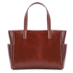 Bolsa Tote Tressê Couro Marrom - imagem 3