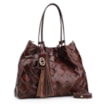 Bolsa Tote Tressê Couro Marrom - imagem 3