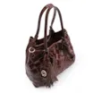 Bolsa Tote Tressê Couro Marrom - imagem 5