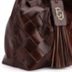 Bolsa Tote Tressê Couro Marrom - imagem 6
