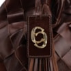Bolsa Tote Tressê Couro Marrom - imagem 7