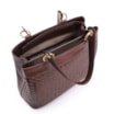 Bolsa Tote Tressê Couro Marrom - imagem 4