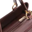 Bolsa Tote Tressê Couro Marrom - imagem 5