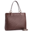 Bolsa Tote Tressê Couro Marrom - imagem 2
