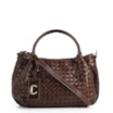 Bolsa Tote Tressê Couro Marrom - imagem 1