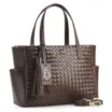 Bolsa Tote Tressê Couro Marrom - imagem 3
