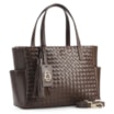 Bolsa Tote Tressê Couro Marrom - imagem 3