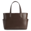 Bolsa Tote Tressê Couro Marrom - imagem 4
