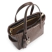 Bolsa Tote Tressê Couro Marrom - imagem 5
