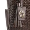 Bolsa Tote Tressê Couro Marrom - imagem 6
