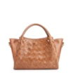 Bolsa Tote Tressê Couro Marrom - imagem 1