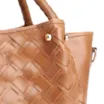 Bolsa Tote Tressê Couro Marrom - imagem 8