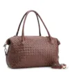 Bolsa Tote Tressê Couro Marrom - imagem 3