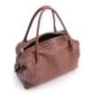 Bolsa Tote Tressê Couro Marrom - imagem 5