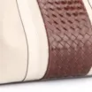 Bolsa Tote Tressê Couro Marrom/Alt Off White - imagem 7