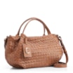Bolsa Tote Tressê Couro Marrom Claro - imagem 3
