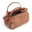 Bolsa Tote Tressê Couro Marrom Claro - imagem 5