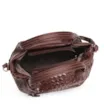 Bolsa Tote Tressê Couro Marrom Escuro - imagem 4