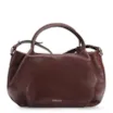 Bolsa Tote Tressê Couro Marrom Escuro - imagem 3
