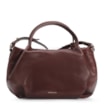 Bolsa Tote Tressê Couro Marrom Escuro - imagem 3