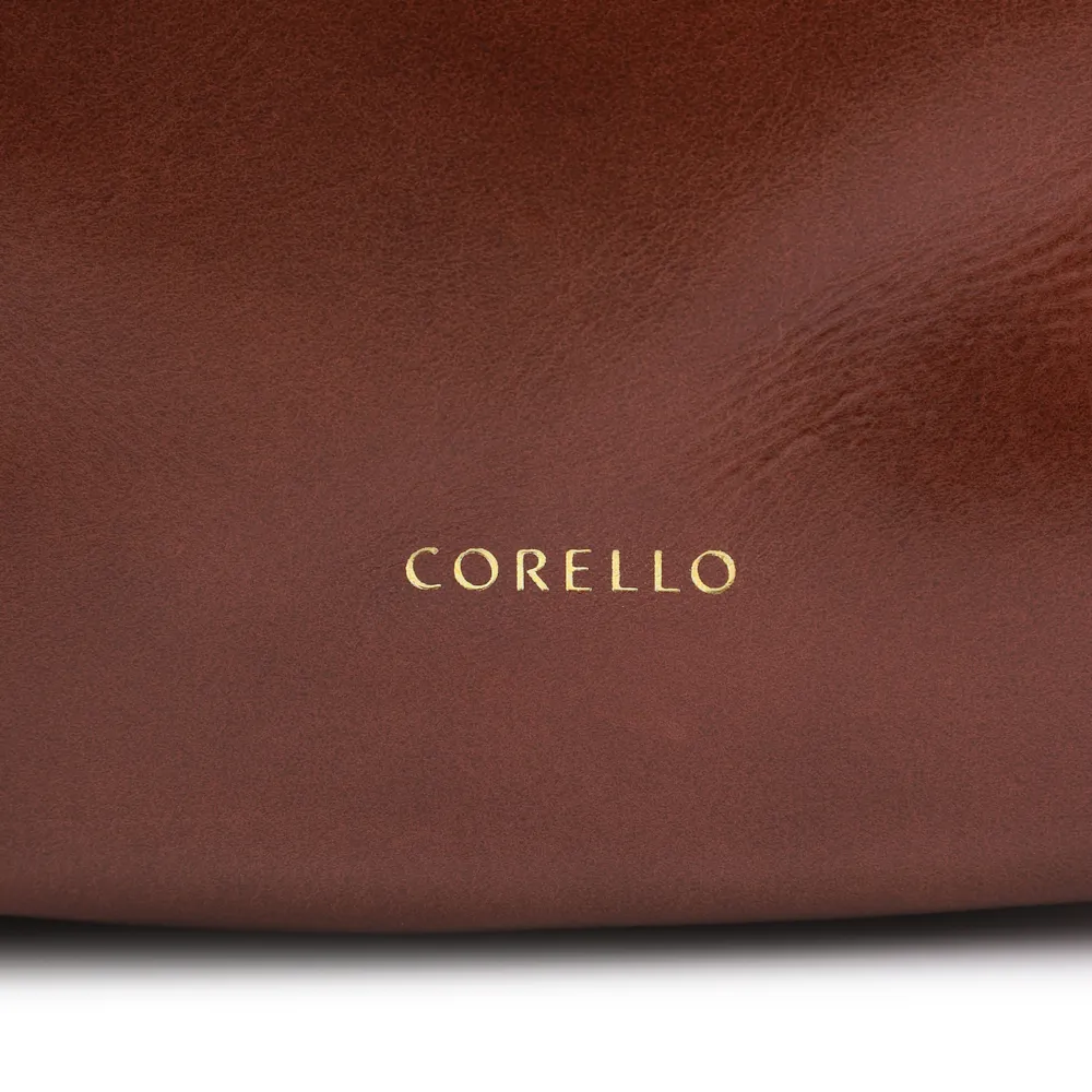 Bolsa Tote Tressê Couro Marrom Escuro - imagem 6