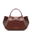 Bolsa Tote Tressê Couro Marrom Escuro - imagem 3