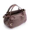 Bolsa Tote Tressê Couro Marrom Escuro - imagem 4