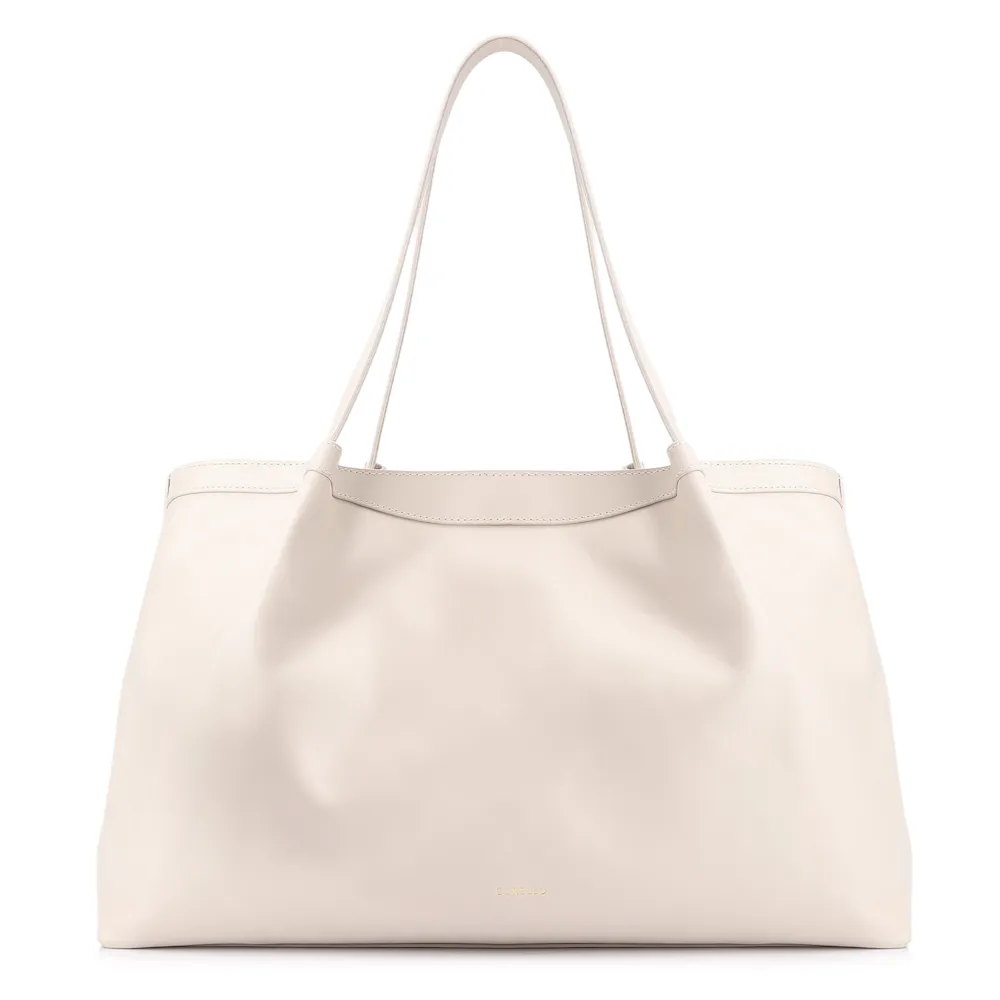 Bolsa Tote Tressê Couro Off White - imagem 3