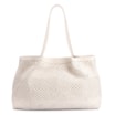 Bolsa Tote Tressê Couro Off White - imagem 1