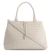 Bolsa Tote Tressê Couro Off White - imagem 1