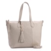 Bolsa Tote Tressê Couro Off White - imagem 2