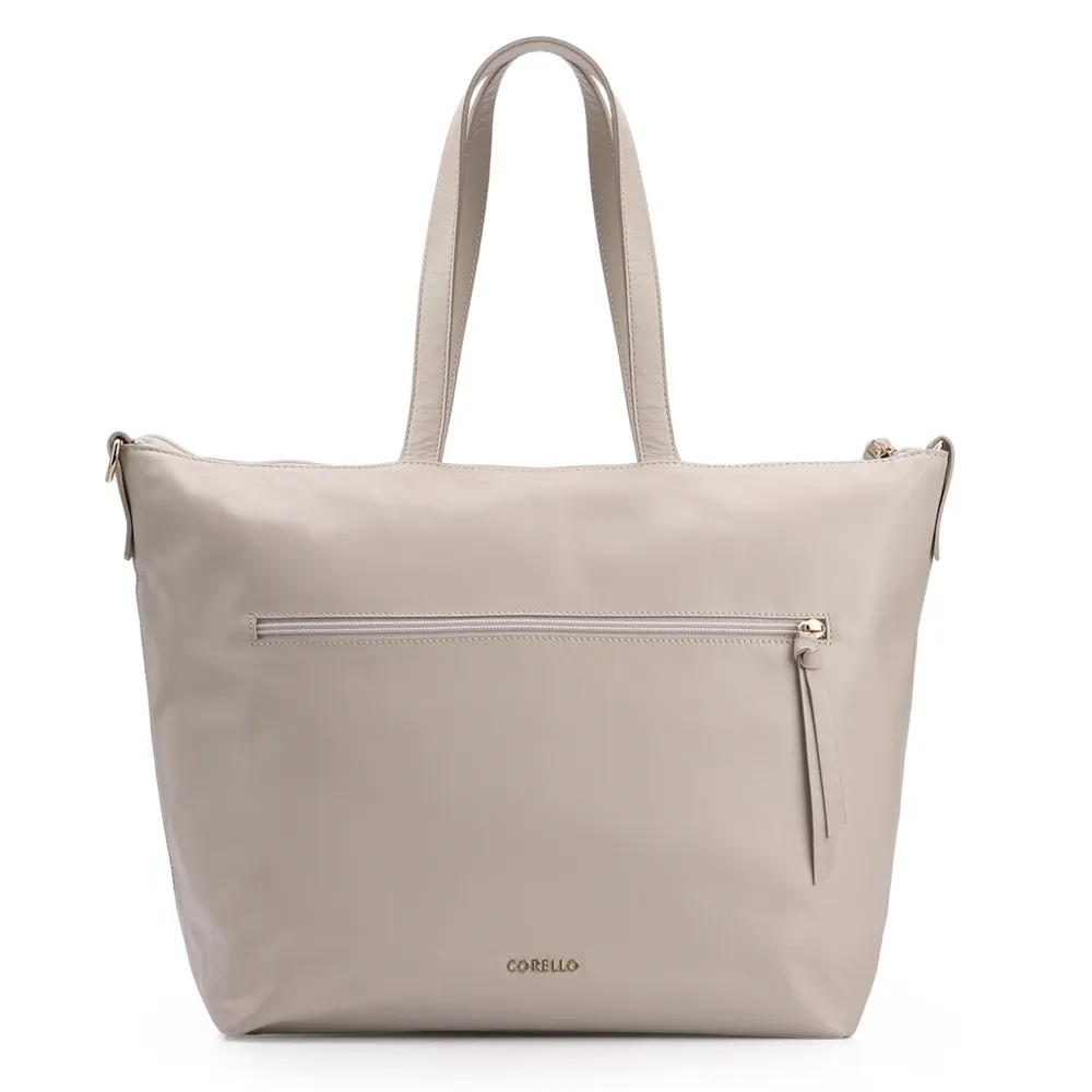 Bolsa Tote Tressê Couro Off White - imagem 3