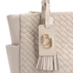Bolsa Tote Tressê Couro Off White - imagem 6