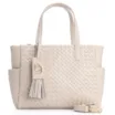 Bolsa Tote Tressê Couro Off White - imagem 2