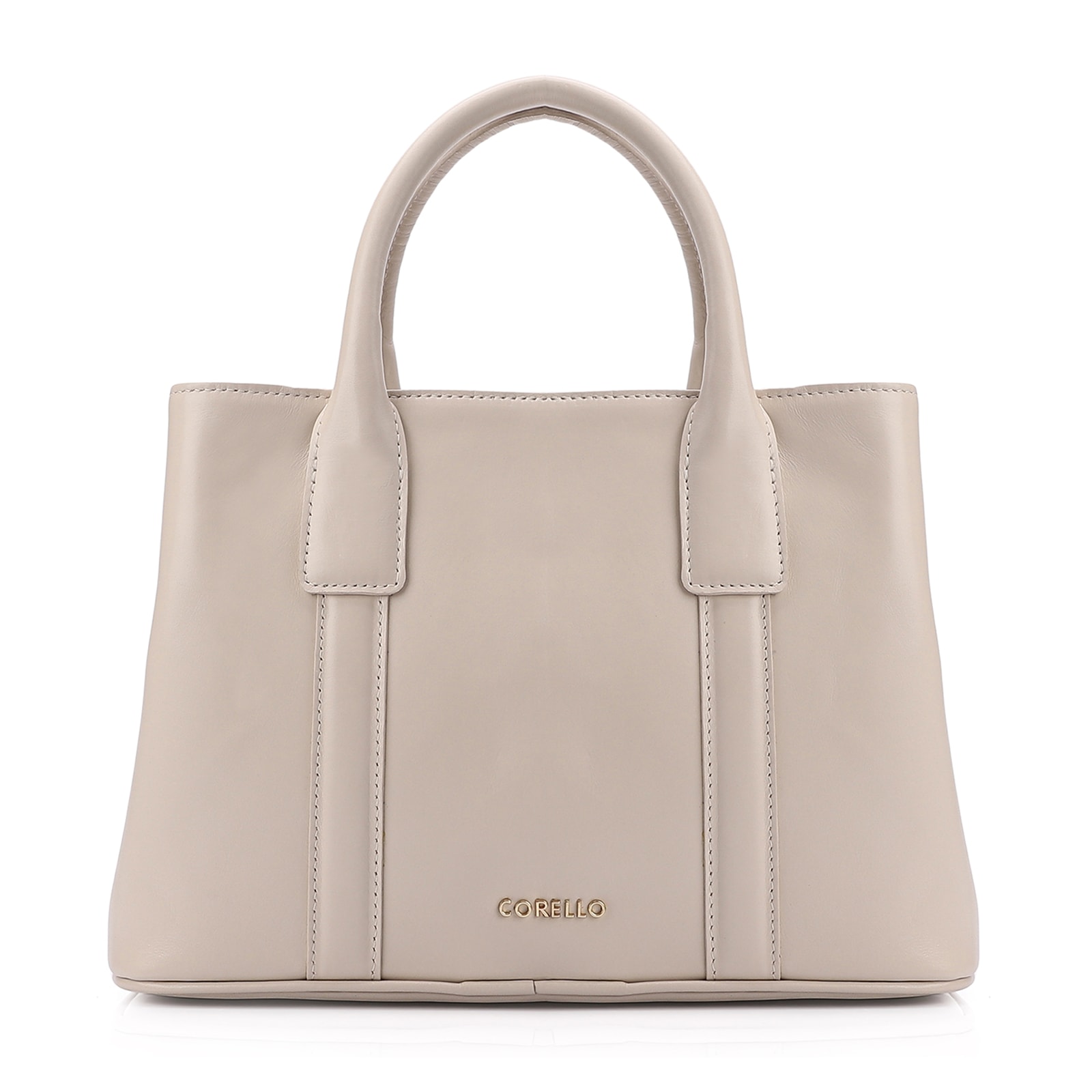 Bolsa Tote Tressê Couro Off White
