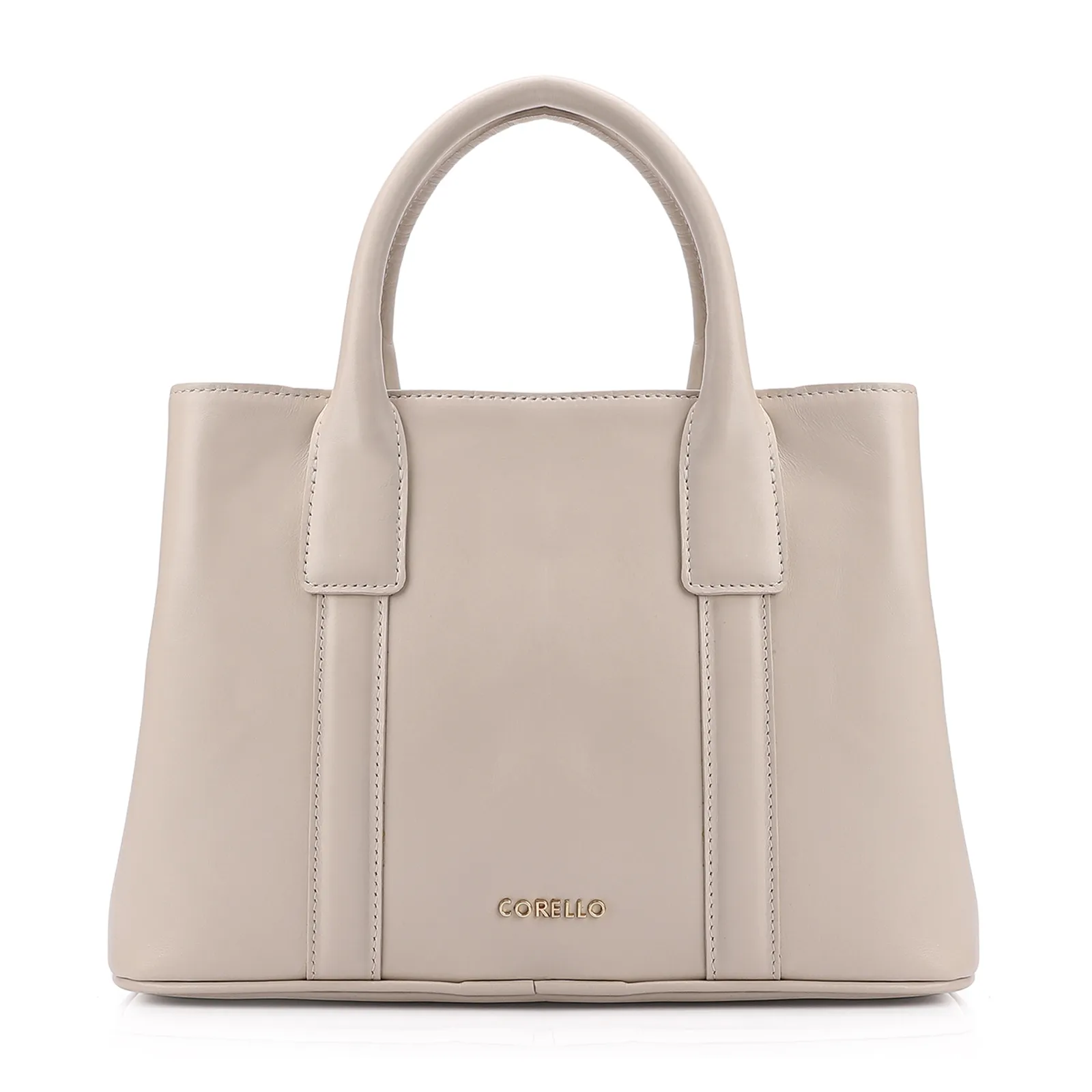 Bolsa Tote Tressê Couro Off White