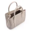 Bolsa Tote Tressê Couro Off White - imagem 4