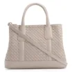 Bolsa Tote Tressê Couro Off White - imagem 1